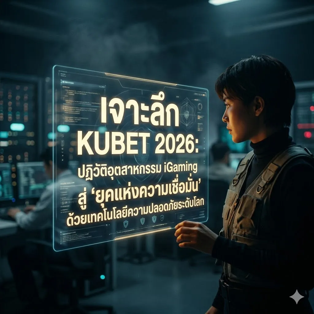 เจาะลึก KUBET 2026: ปฏิวัติอุตสาหกรรม iGaming สู่ “ยุคแห่งความเชื่อมั่น” ด้วยเทคโนโลยีความปลอดภัยระดับโลก