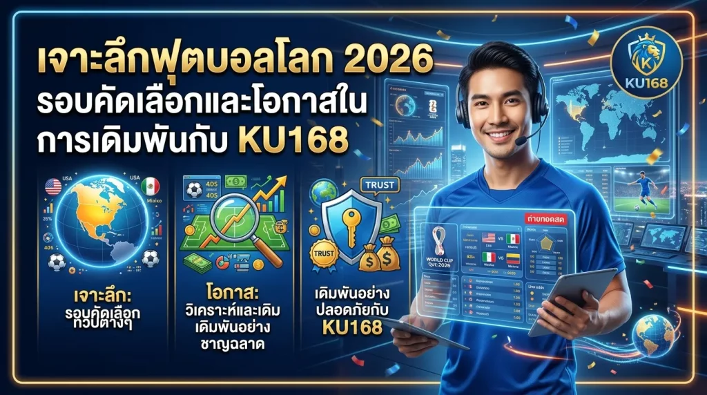 กลยุทธ์ไฮบริด 2026: เจาะลึกโมเดลกำไรผ่านฟุตบอลโลกและ KUBET