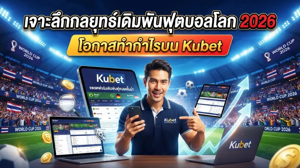 เจาะลึกกลยุทธ์เดิมพันฟุตบอลโลก 2026: โอกาสทำกำไรบน Kubet